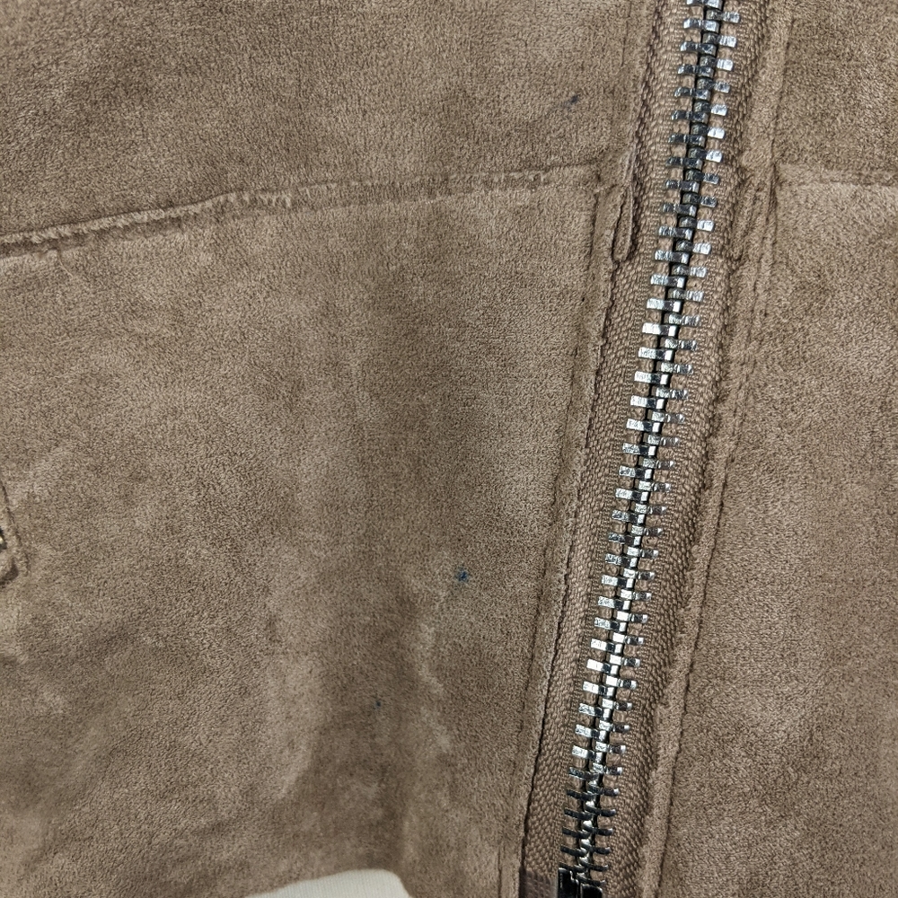 ✨SOLD✨BLANKNYC Faux Suede Moto Jacket Brick - Picture 11 of 12